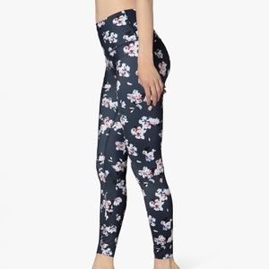 BEYOND YOGA High Waist Floral Navy pants leggings